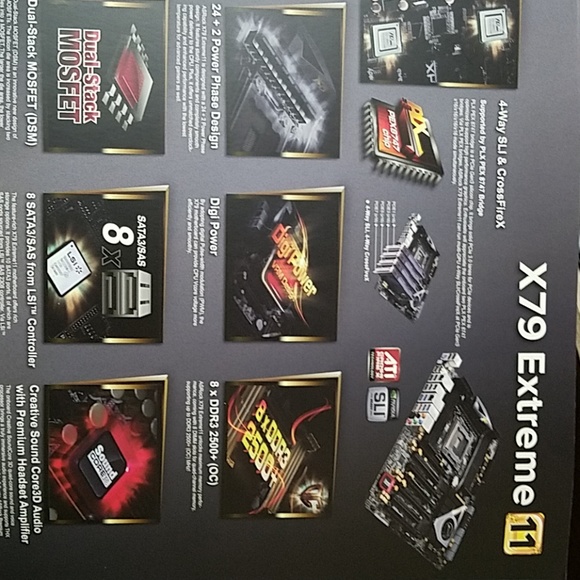 ASRock X79 Extreme 11 Motherboard - New In Box - Picture 3 of 4